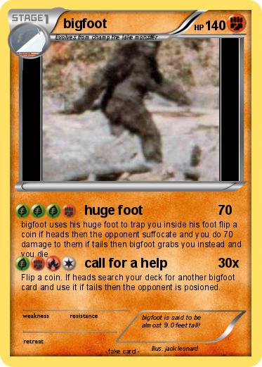 Pokemon bigfoot