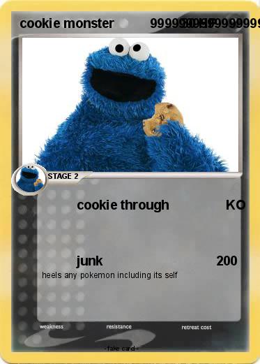 Pokemon cookie monster          99999999999999999999