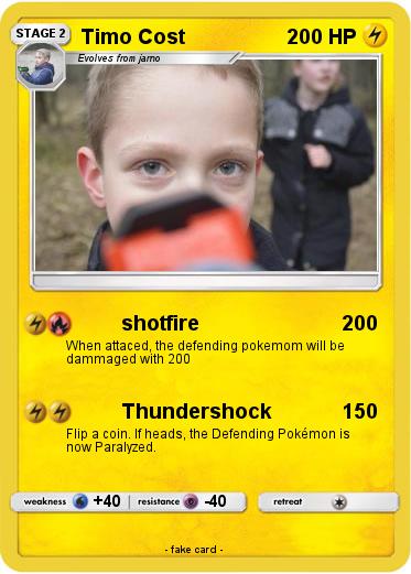 Pokemon Timo Cost