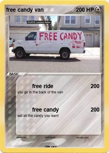 Pokémon free candy van 1 1 - free ride - My Pokemon Card