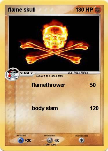 Pokemon flame skull