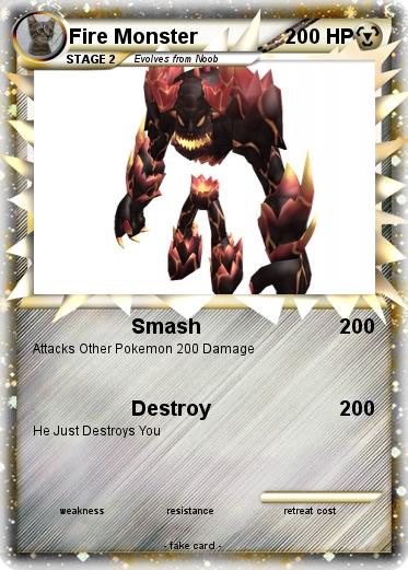 Pokemon Fire Monster