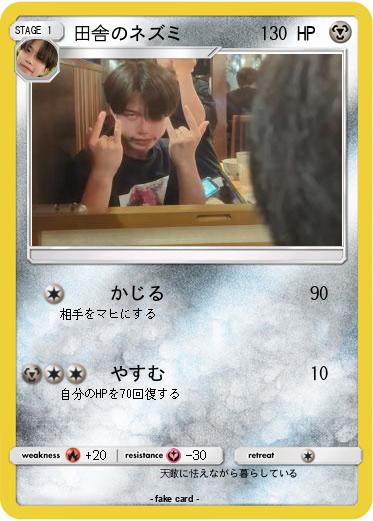 Pokemon 田舎のネズミ