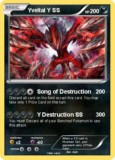 Pokemon Yveltal Y SS
