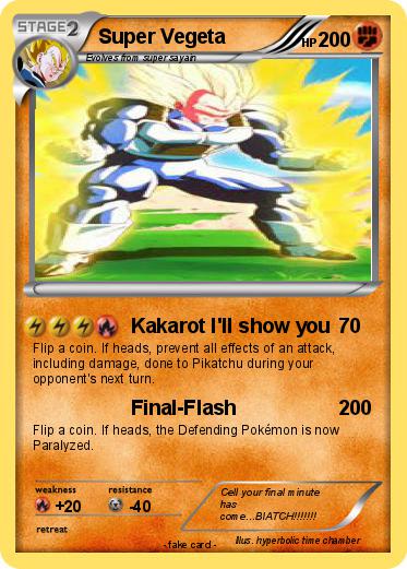 Pokemon Super Vegeta