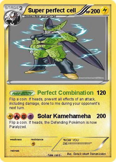 Pokemon Super perfect cell