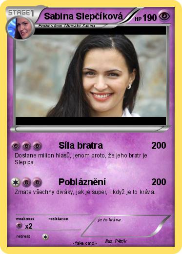 Pokemon Sabina Slepčíková