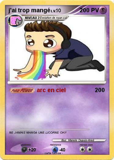 Pokemon j'ai trop mangé
