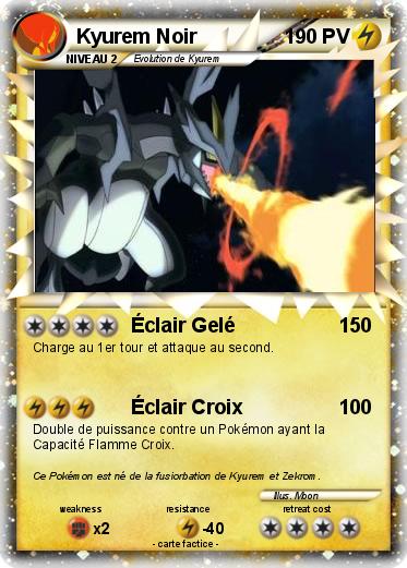 Pokemon Kyurem Noir