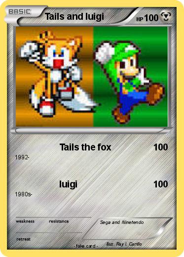 Pokemon Tails and luigi