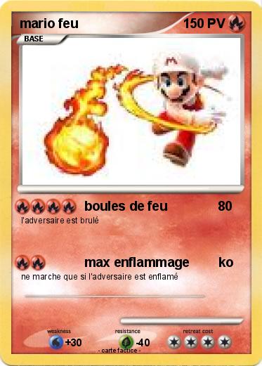Pokemon mario feu