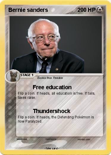 Pokemon Bernie sanders