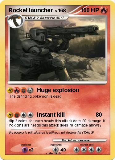 Pokemon Rocket launcher