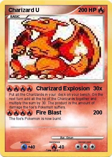 Pokemon Charizard U