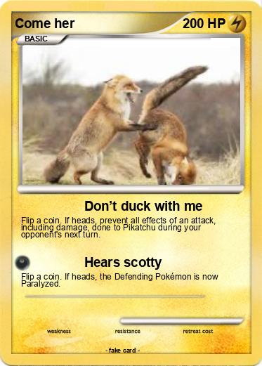 Pokemon Come her