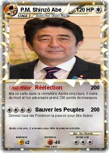 Pokemon P.M. Shinzō Abe