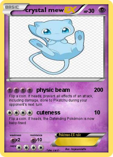 Pokemon crystal mew