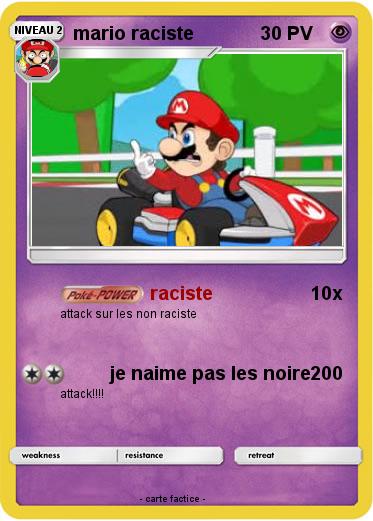 Pokemon mario raciste