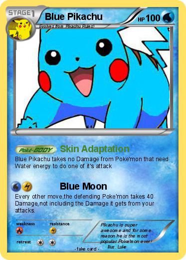 Pokemon Blue Pikachu