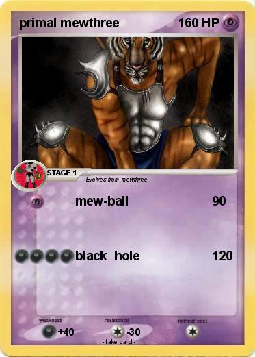 Pokemon primal mewthree