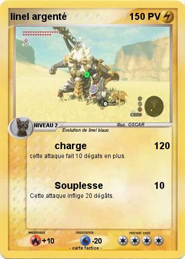 Pokemon linel argenté