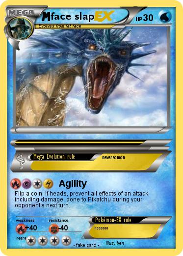 Pokemon face slap