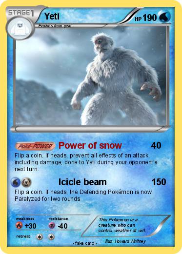 Pokemon Yeti