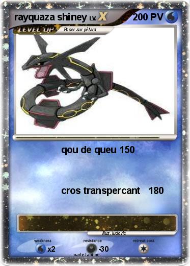 Pokemon rayquaza shiney