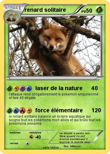 Pokemon renard solitaire