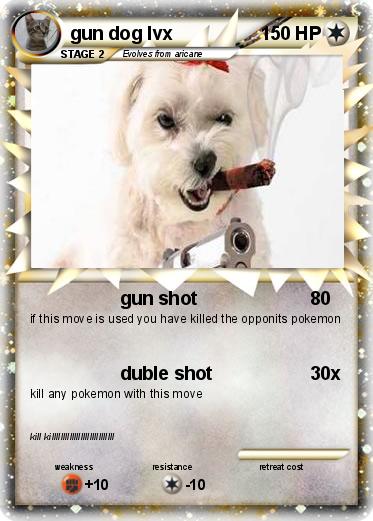 Pokemon gun dog lvx
