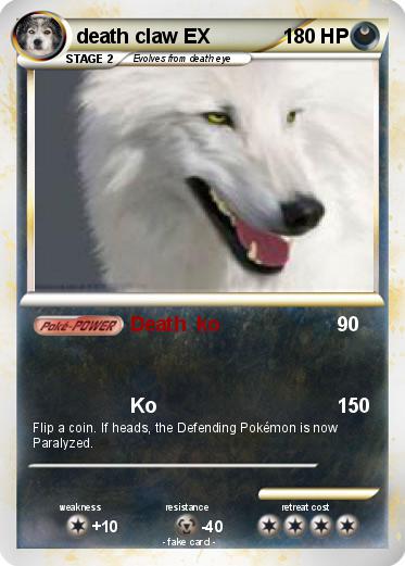 Pokemon death claw EX