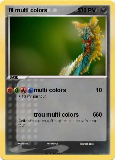 Pokemon fil multi colors                   5