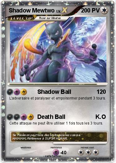 Pokemon Shadow Mewtwo