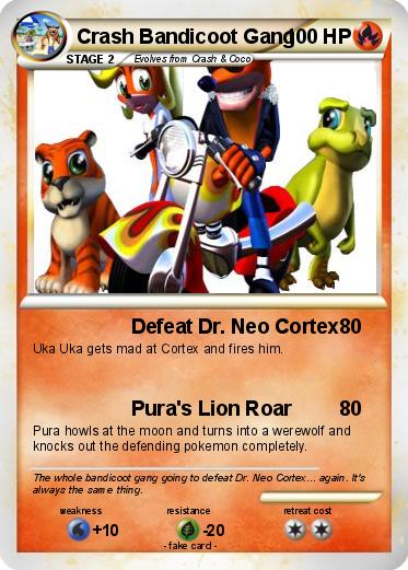Pokemon Crash Bandicoot Gang