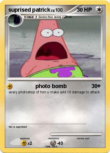 Pokemon suprised patrick