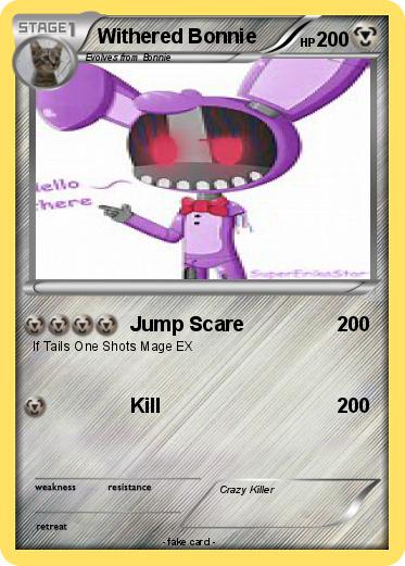 Pokemon Withered Bonnie