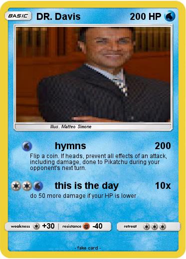 Pokemon DR. Davis