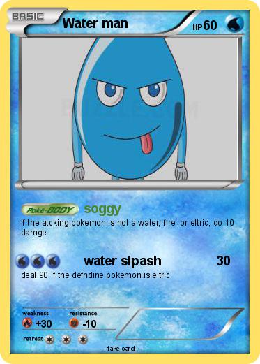Pokemon Water man