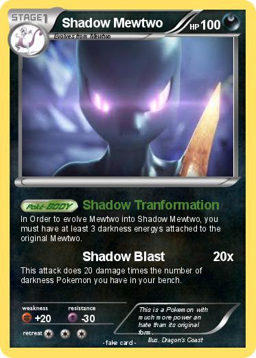 Pokemon Shadow Mewtwo