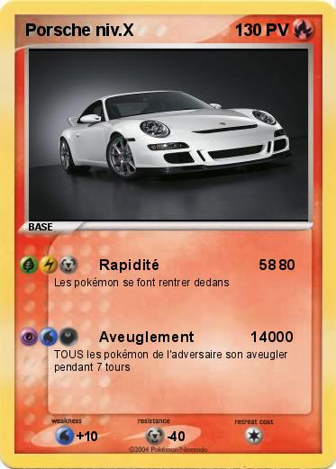 Pokemon Porsche niv.X                      