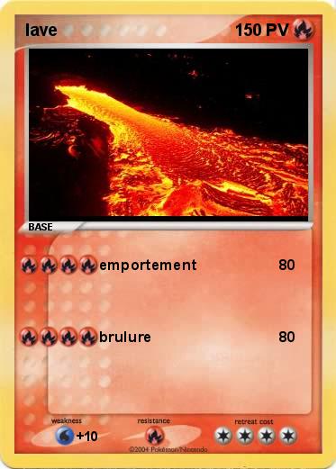 Pokemon lave