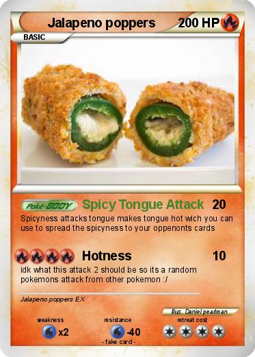 Pokemon Jalapeno poppers