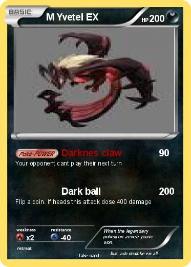 Pokemon M Yvetel EX