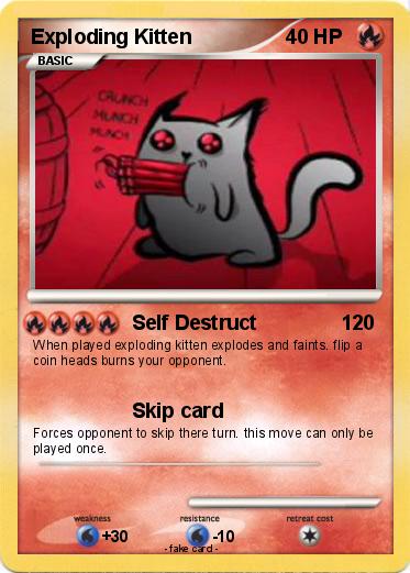 Pokemon Exploding Kitten