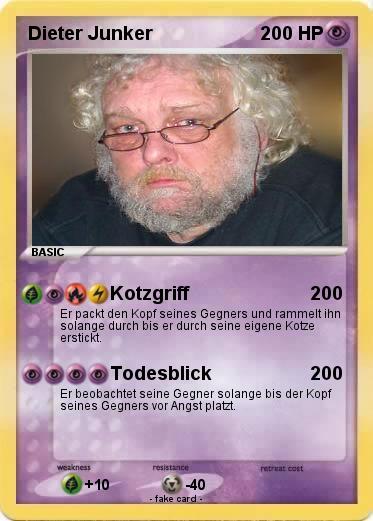 Pokemon Dieter Junker