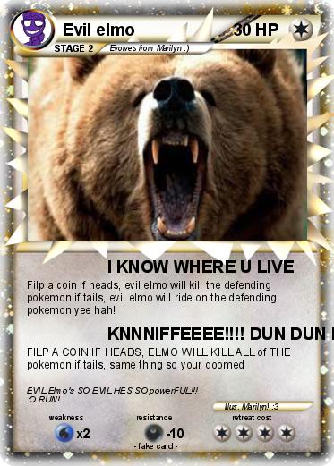 Pokemon Evil elmo