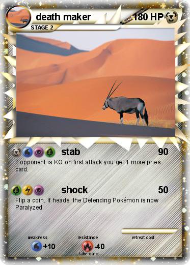 Pokemon death maker