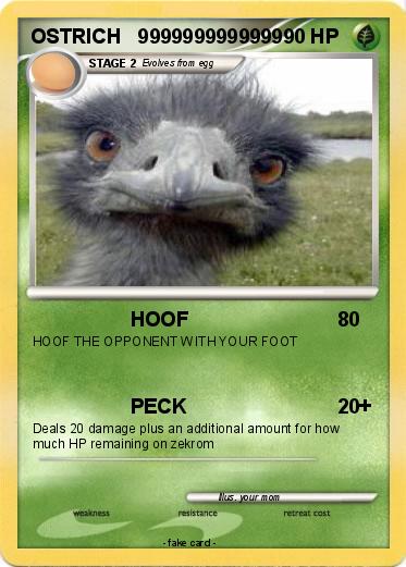 Pokemon OSTRICH   9999999999999