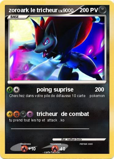 Pokemon zoroark le tricheur