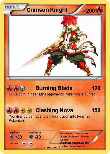 Pokemon Crimson Knight